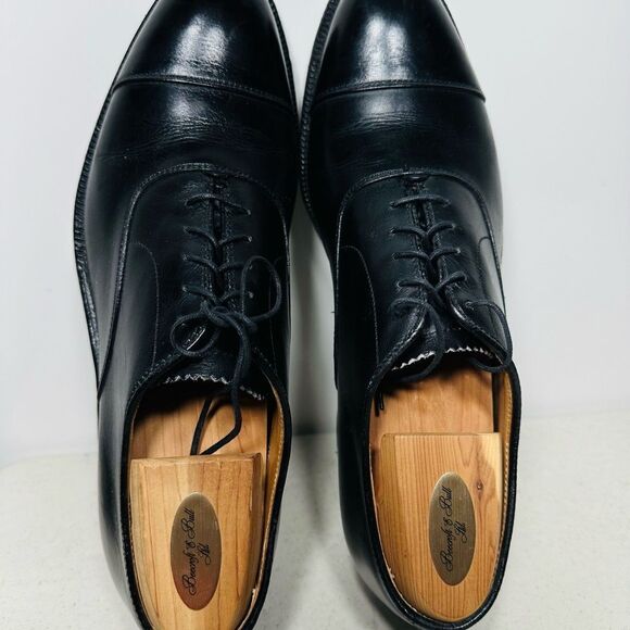 ALDEN 907 Men’s Straight Tip Balmoral Black Calfskin Shoes Size 10AAAA/AA